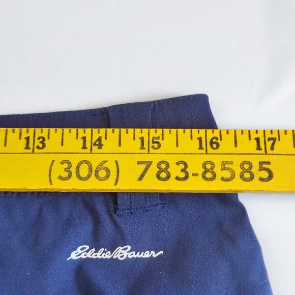 Eddie Bauer Rainer Capris outdoor activity pants blue women's size 10 - Picture 14 of 16